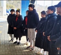 전갑수 광주체육회장, 강원 평창서 전국동계체전 선수단 격려